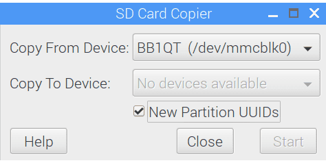 sd card copier raspbian