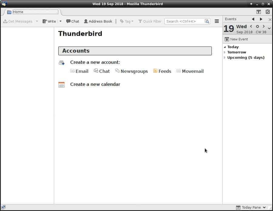 Thunderbird e-maillezer