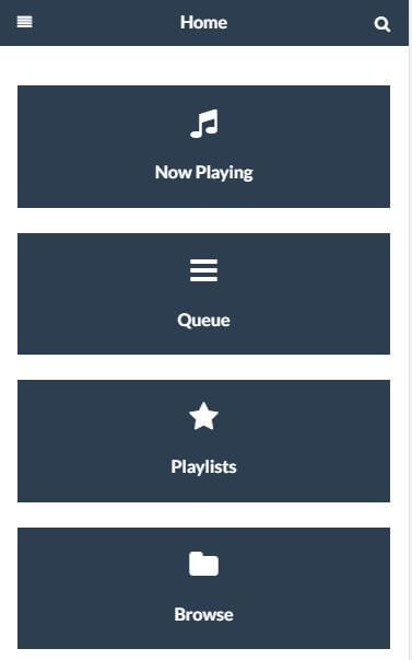 web interface for musicbox