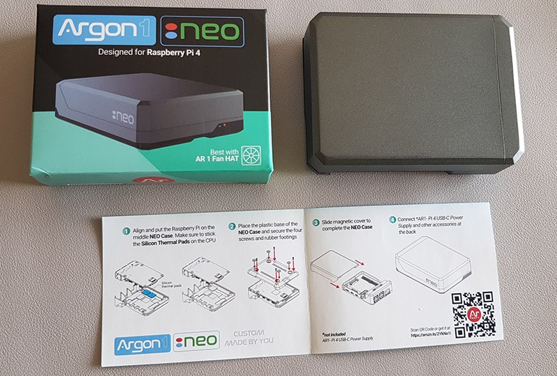 Argon NEO Raspberry Pi 4 Case –