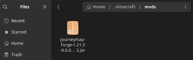 minecraft forge install into mod folder