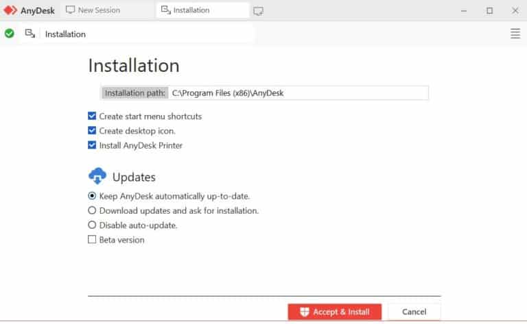 anydesk install windows