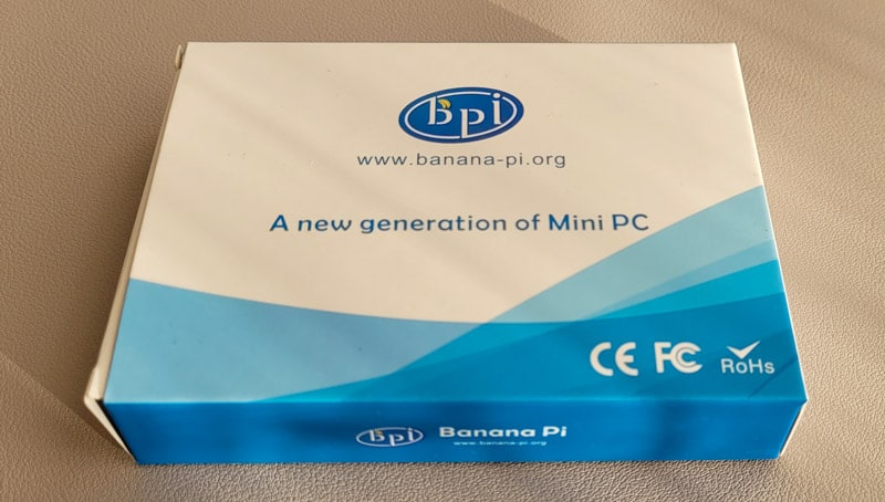 Banana Pi BPI-M5, comme un Raspberry Pi, le stockage en plus