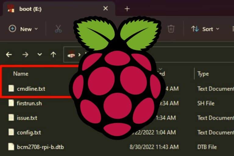 Raspberry Pi: What is cmdline.txt and how to use it?