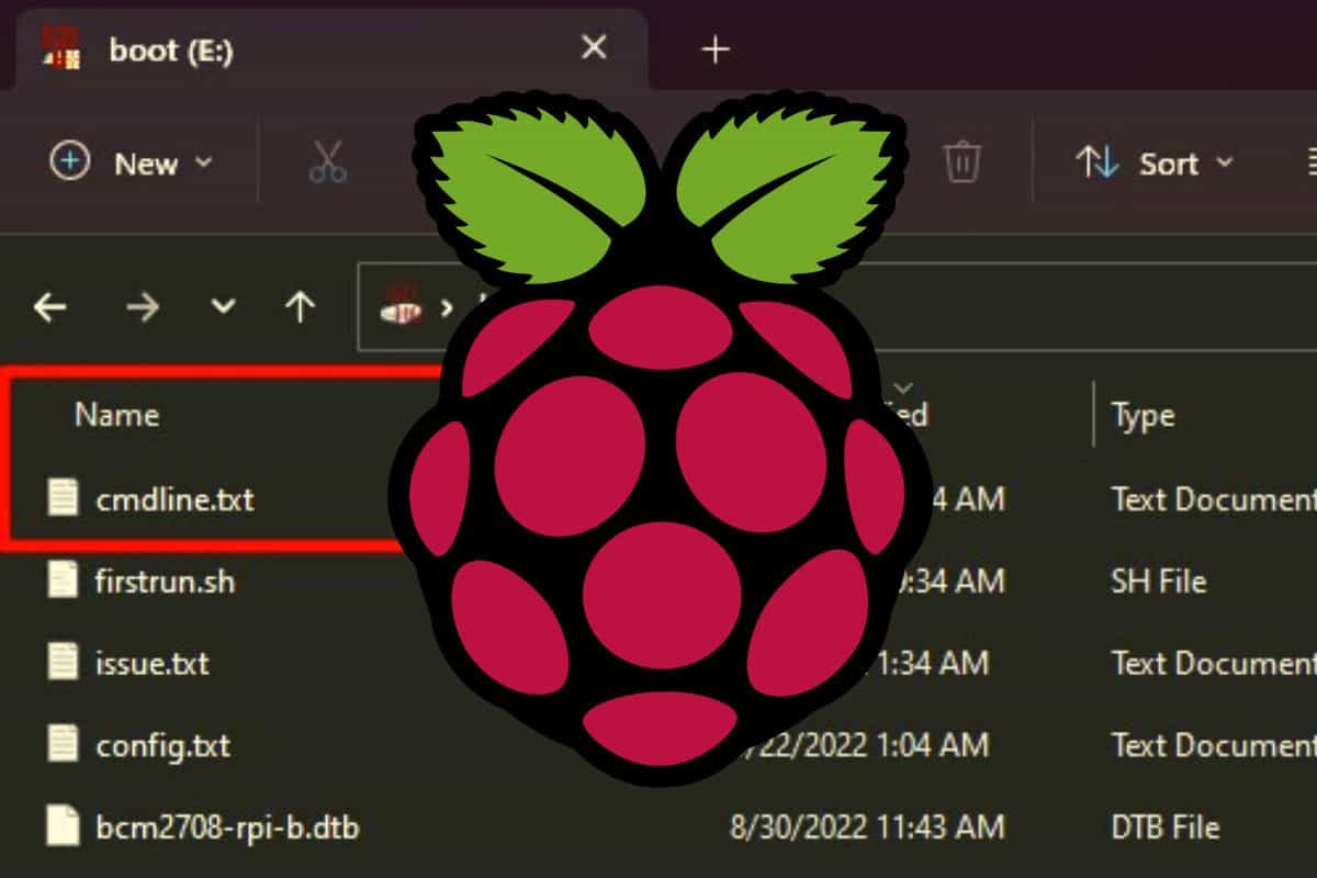 what is cmdline.txt on raspberry pi