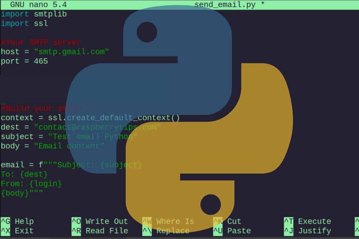 create python file in terminal on raspberry pi