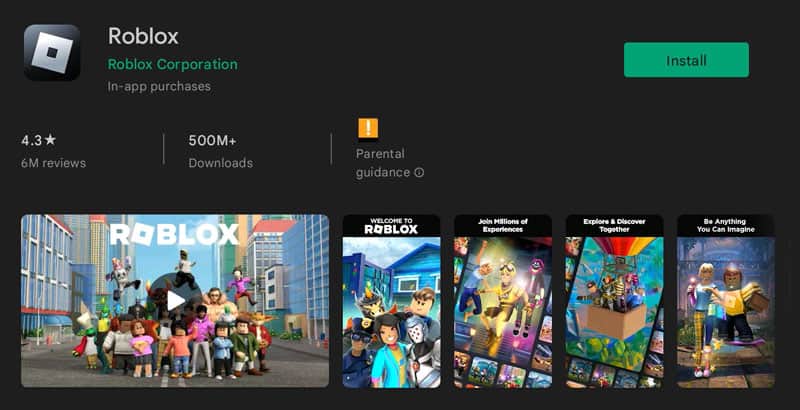 Play Store - Roblox