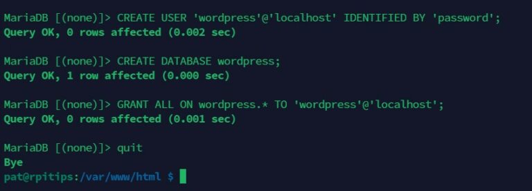 How to Install WordPress on your Raspberry Pi (Illustrated) – RaspberryTips