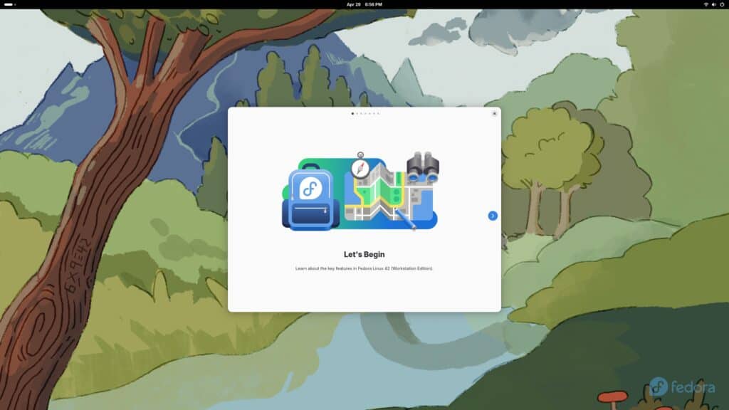 fedora 42 welcome