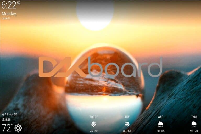 Installing DAKboard on Raspberry Pi (Customizable Displays)