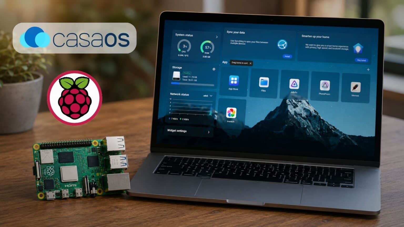 Getting Started with CasaOS on Raspberry Pi (Full Guide) – RaspberryTips