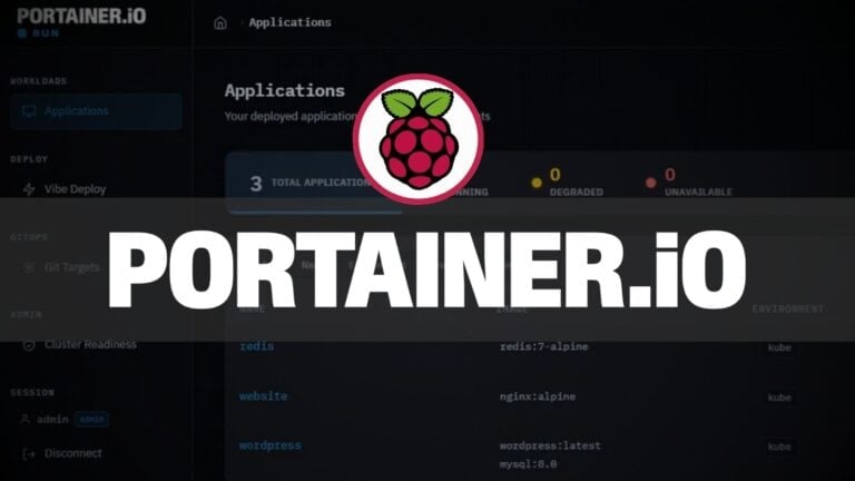 how to use portainer on raspberry pi