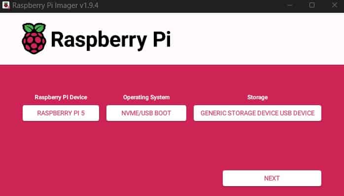raspberry pi imager write bootloader